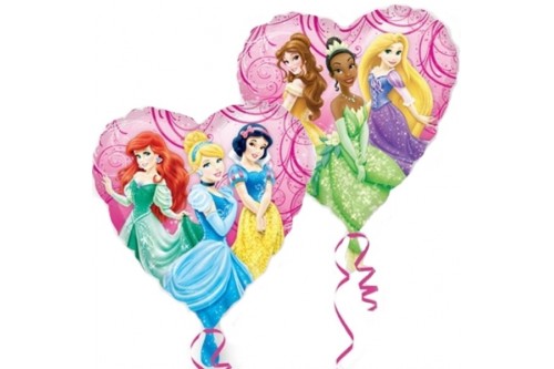 18 Inch Anagram Disney Princess Heart-shaped Balloon